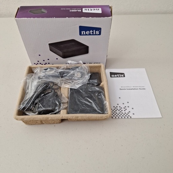 Netis Systems 2-in-1 Modem and Router (DL4201) Wired ADSL2/2+ MODEM & ROUTER New - Picture 9 of 10